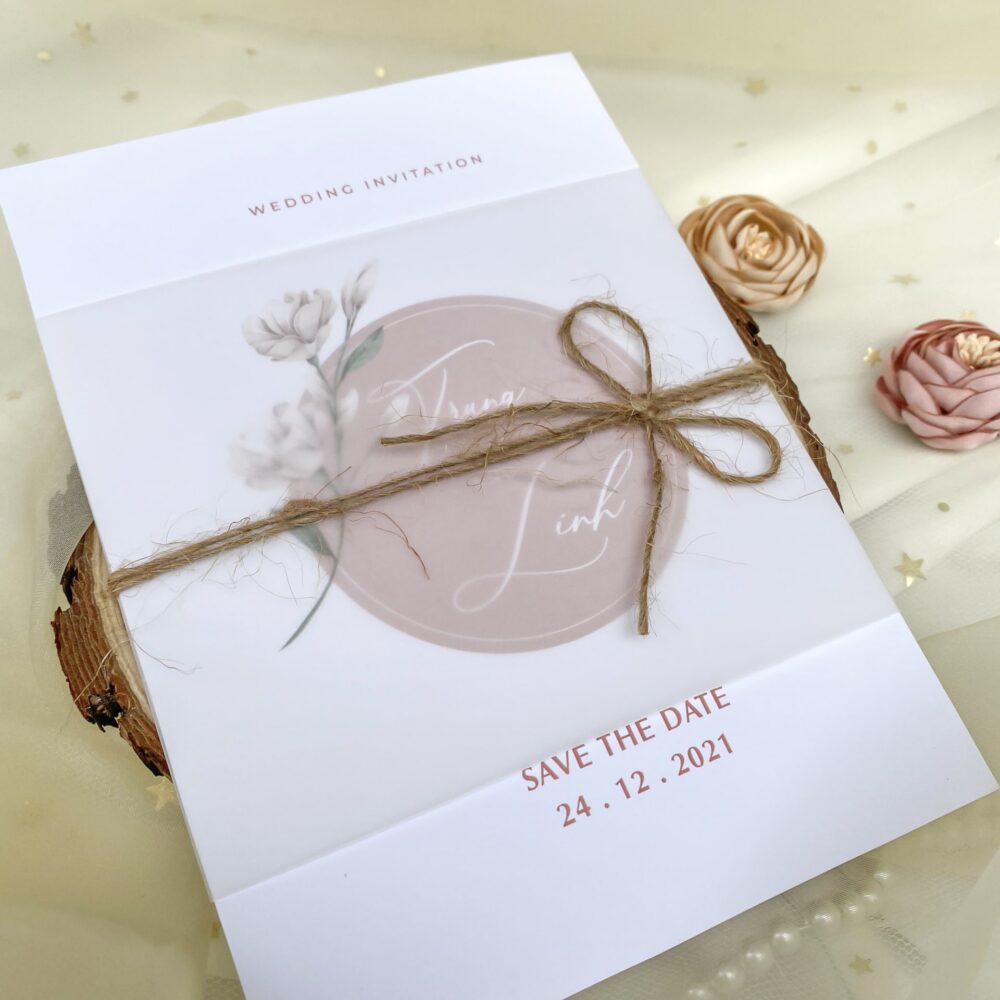 Thiệp cưới handmade