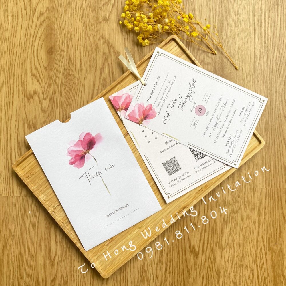Thiệp Cưới Giá Rẻ BB85