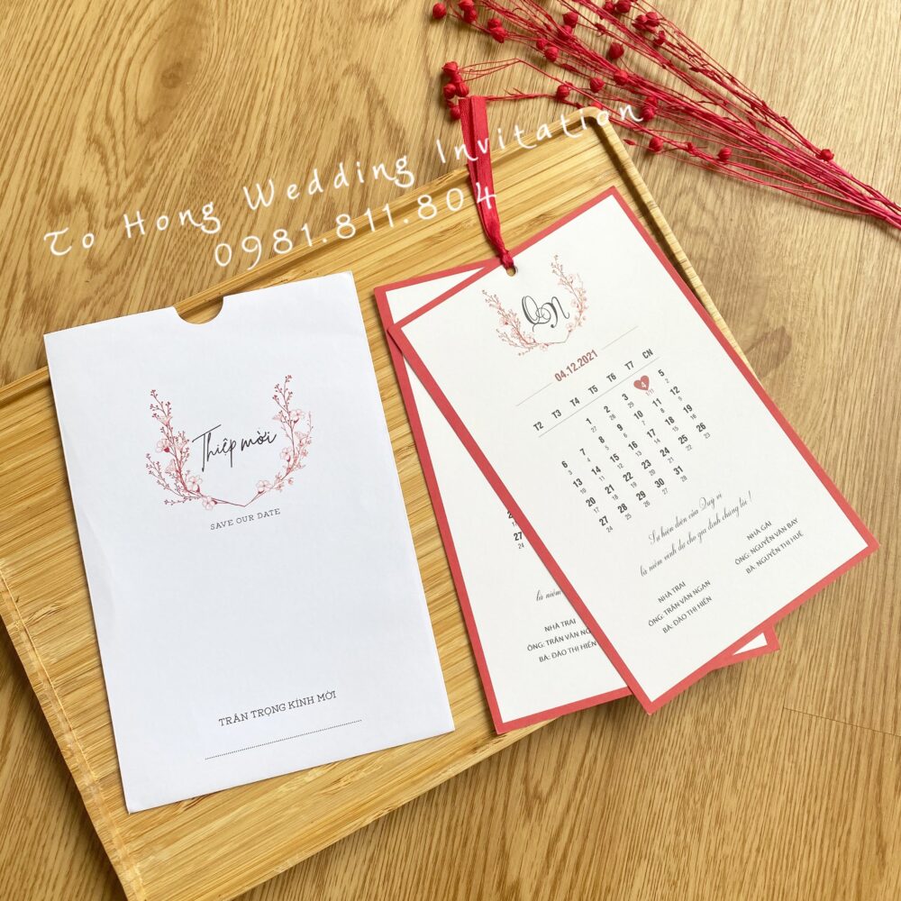 Thiệp Cưới Giá Rẻ BB93