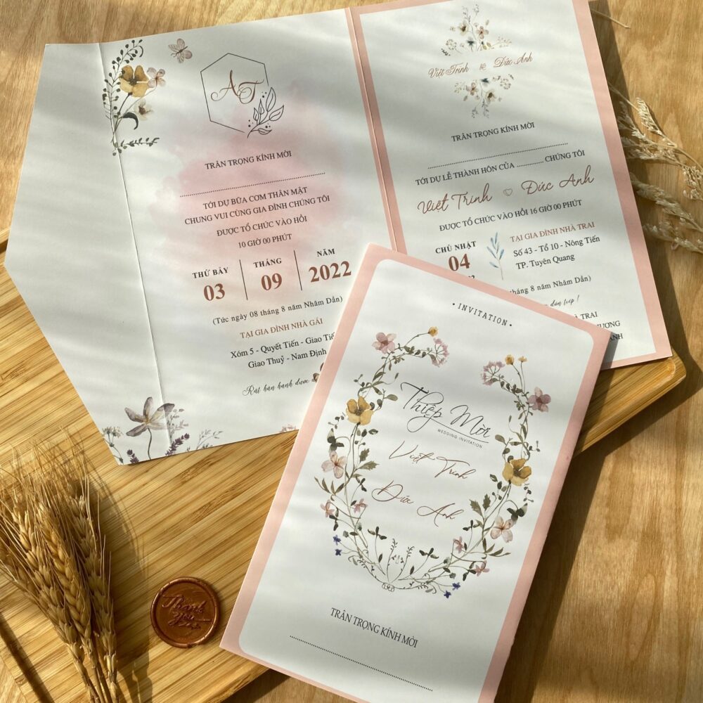 thiệp cưới phôi giá rẻ BB130