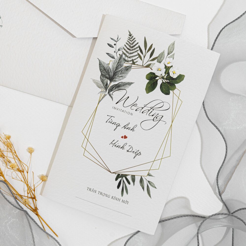 Thiệp Cưới Gập 3 BB87